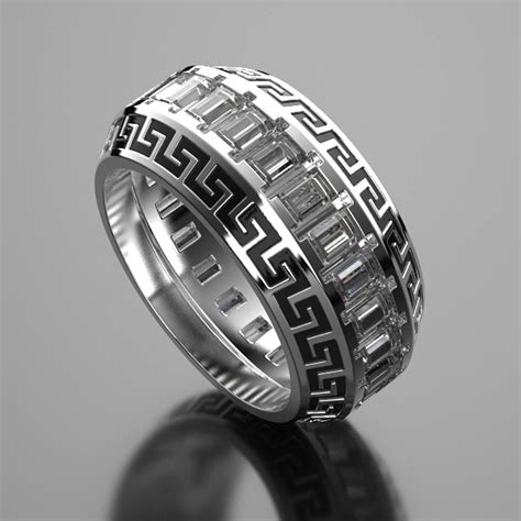 versace mens ring size|Versace men's wedding rings.